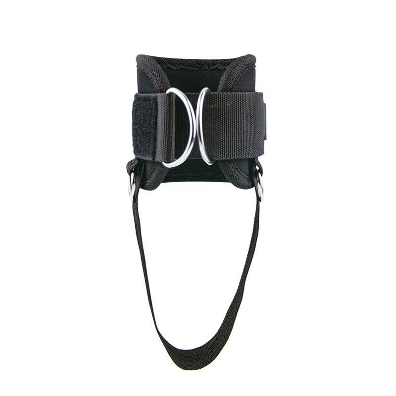 Cable Machine Ankle Straps Fitness Cuffs for Men Women Neoprene Padded 4 D-Ring Ankle Support Protectier Gym Workouts Leg Weight
