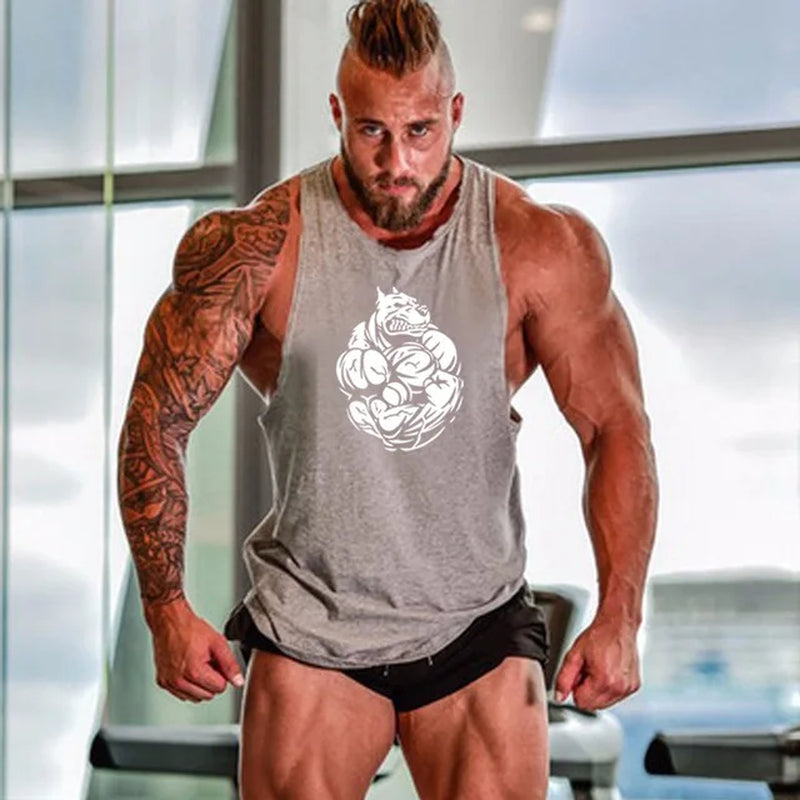 Men'S Vest, Gym Exercise, Sports, Fitness, Bodybuilding