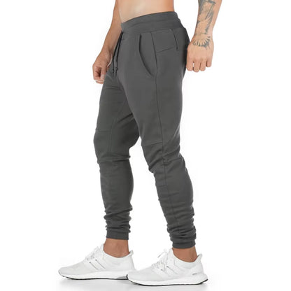 Men'S Fashion Knitting Fitness Cotton Sweatpants Outdoor Casual Gym Running Training Trousers Slacks Jogging Squats Trackpants