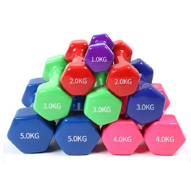 Fitness Dumbbell Set - Non-Slip Weights for Men and Women, Available in 2Kg, 2.5Kg, and 3Kg for Bodybuilding and Exercise, 2023 Edition