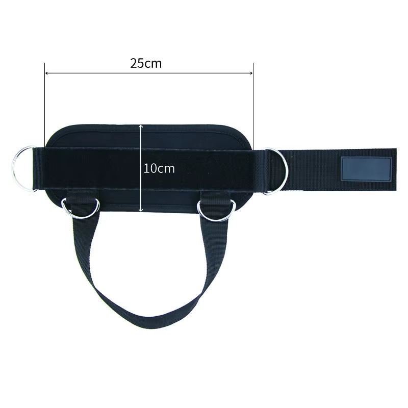 Cable Machine Ankle Straps Fitness Cuffs for Men Women Neoprene Padded 4 D-Ring Ankle Support Protectier Gym Workouts Leg Weight
