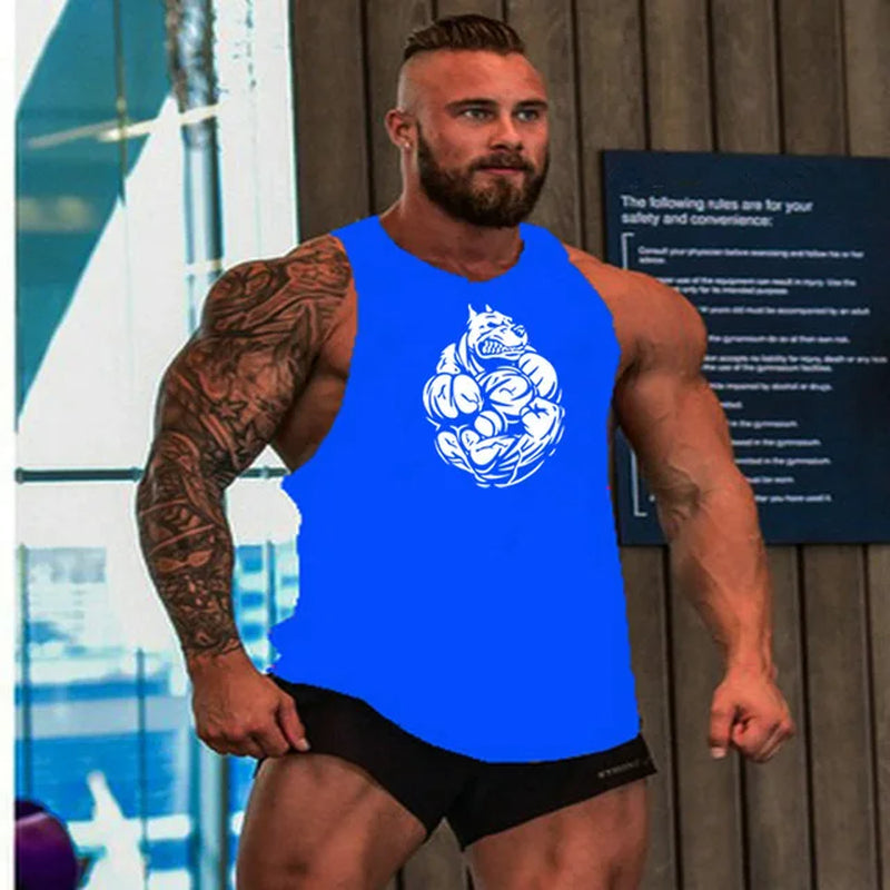 Men'S Vest, Gym Exercise, Sports, Fitness, Bodybuilding