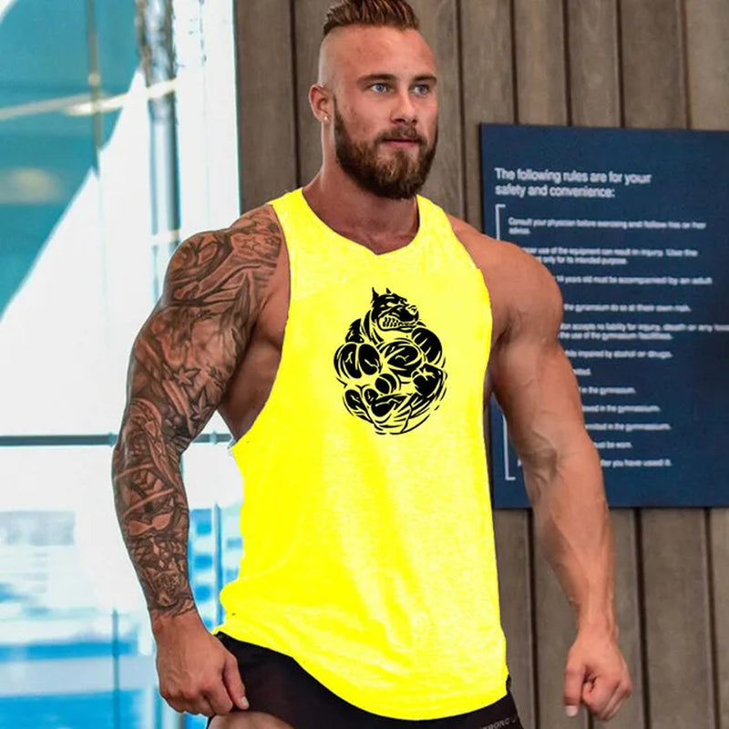 Men'S Vest, Gym Exercise, Sports, Fitness, Bodybuilding