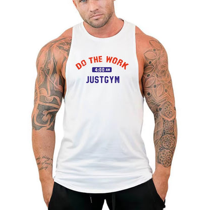Mens Tank Tops Shirt Gym Tank Top Fitness Clothing Vest Sleeveless Cotton Man Canotte Bodybuilding Ropa Hombre Man Clothes Wear