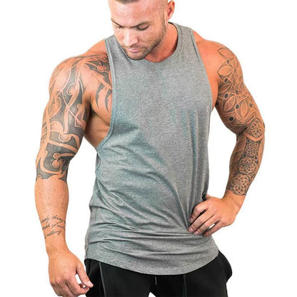 Mens Tank Tops Shirt Gym Tank Top Fitness Clothing Vest Sleeveless Cotton Man Canotte Bodybuilding Ropa Hombre Man Clothes Wear
