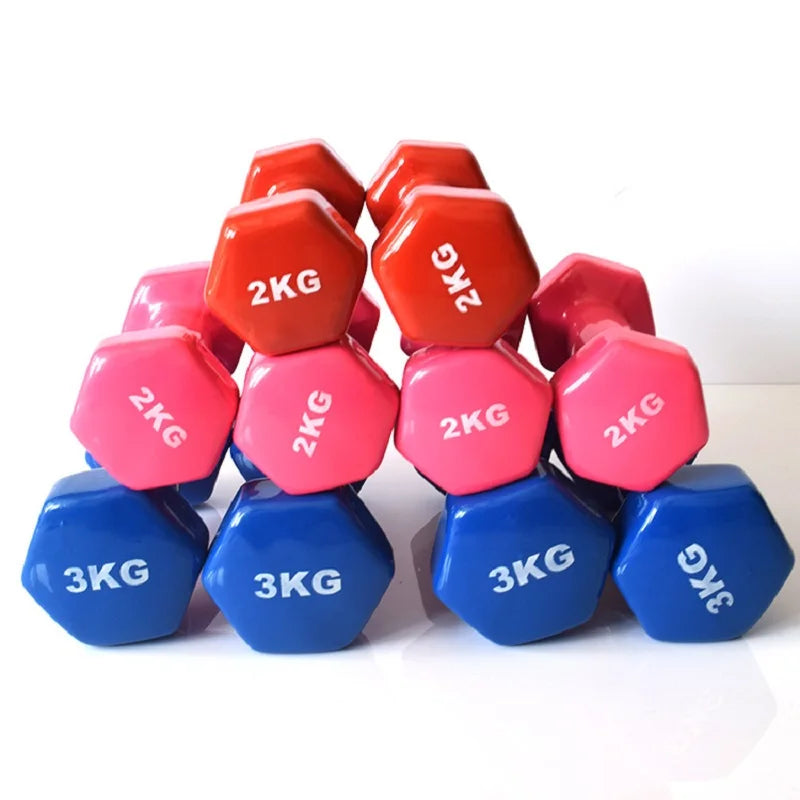 Fitness Dumbbell Set - Non-Slip Weights for Men and Women, Available in 2Kg, 2.5Kg, and 3Kg for Bodybuilding and Exercise, 2023 Edition