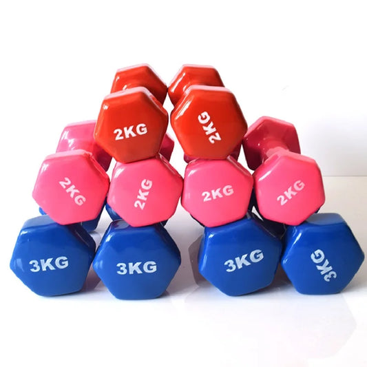Fitness Dumbbell Set - Non-Slip Weights for Men and Women, Available in 2Kg, 2.5Kg, and 3Kg for Bodybuilding and Exercise, 2023 Edition