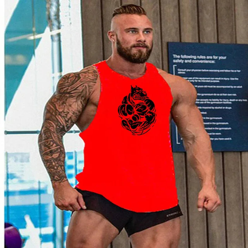 Men'S Vest, Gym Exercise, Sports, Fitness, Bodybuilding