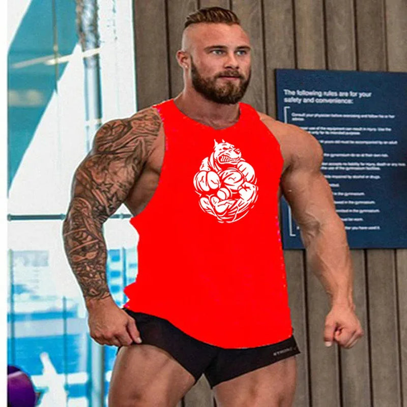 Men'S Vest, Gym Exercise, Sports, Fitness, Bodybuilding