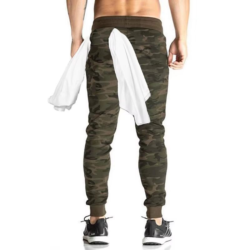 Men'S Fashion Knitting Fitness Cotton Sweatpants Outdoor Casual Gym Running Training Trousers Slacks Jogging Squats Trackpants