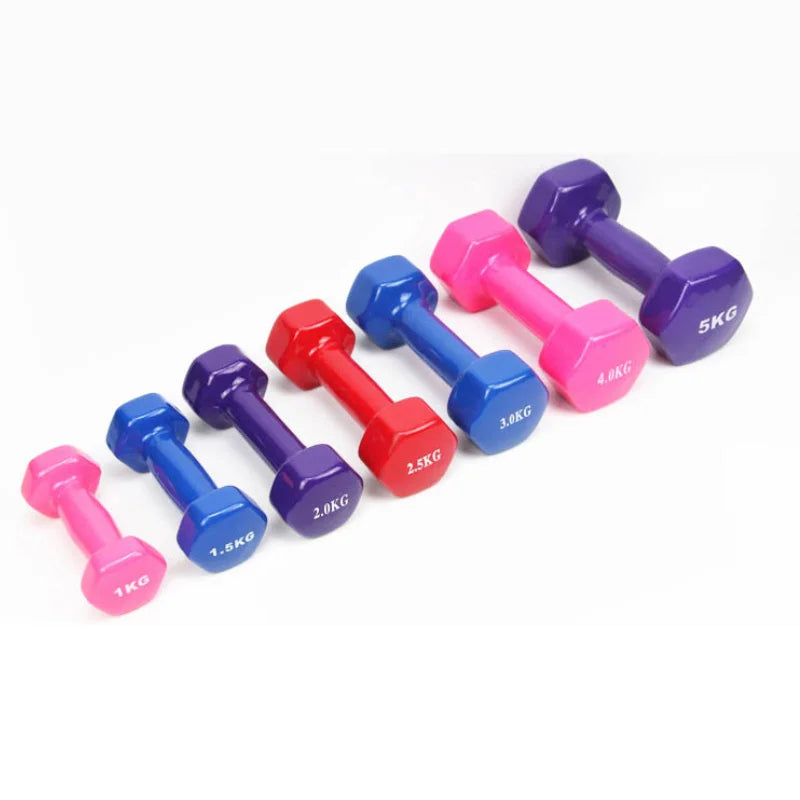 Fitness Dumbbell Set - Non-Slip Weights for Men and Women, Available in 2Kg, 2.5Kg, and 3Kg for Bodybuilding and Exercise, 2023 Edition